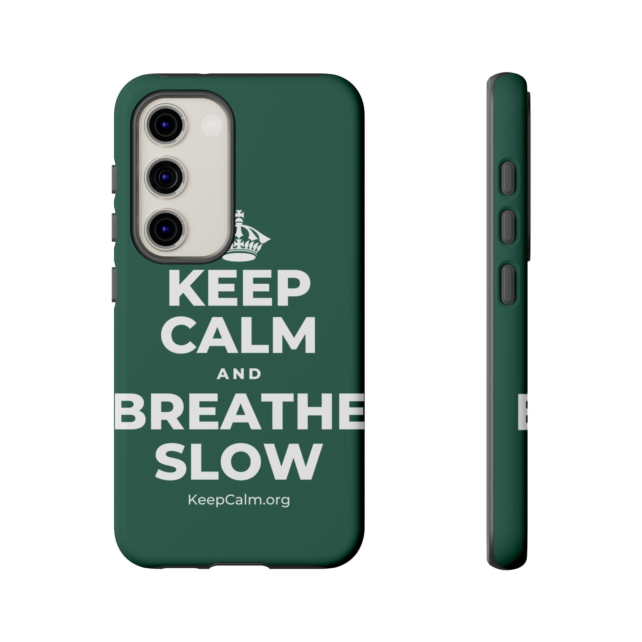 KEEP CALM AND BREATHE SLOW Phone Case