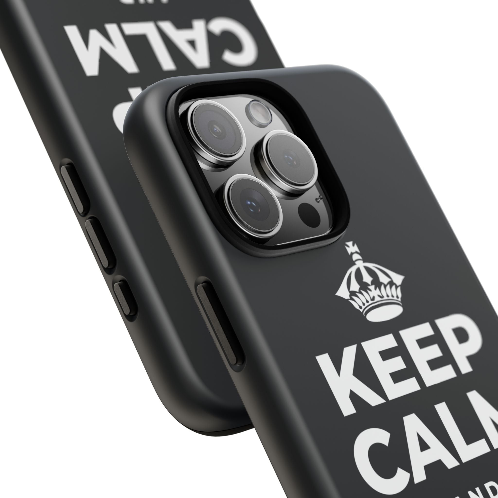 KEEP CALM AND LOCK IN Phone Case (Dark)