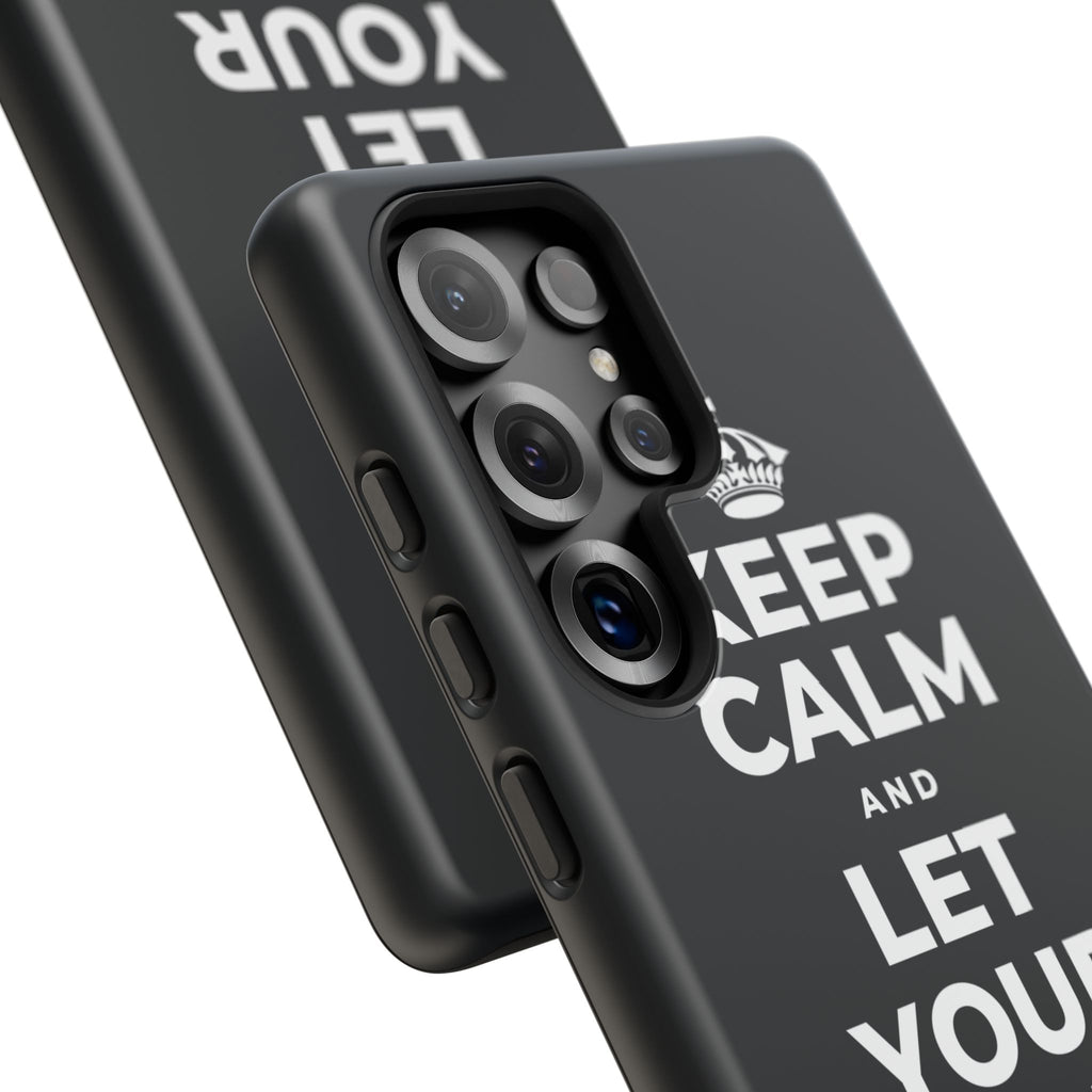 KEEP CALM AND LET YOUR FEELINGS MAKE SENSE Phone Case (Dark)