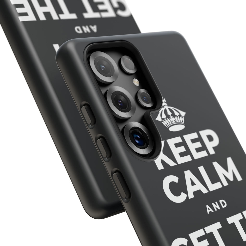 KEEP CALM AND GET THE PARTY STARTED Phone Case (Dark)