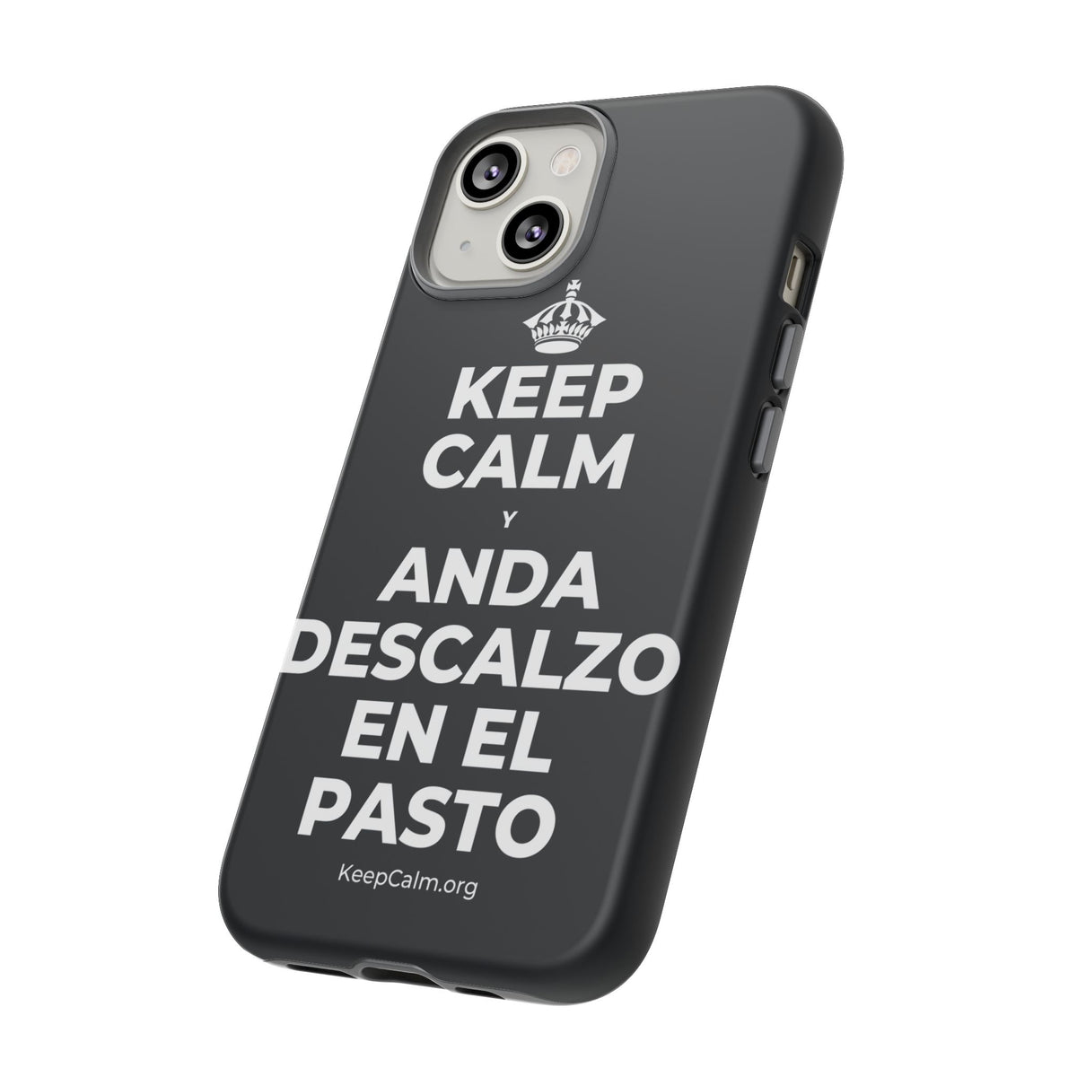 KEEP CALM Y ANDA DESCALZO EN EL PASTO Phone Case (Dark)