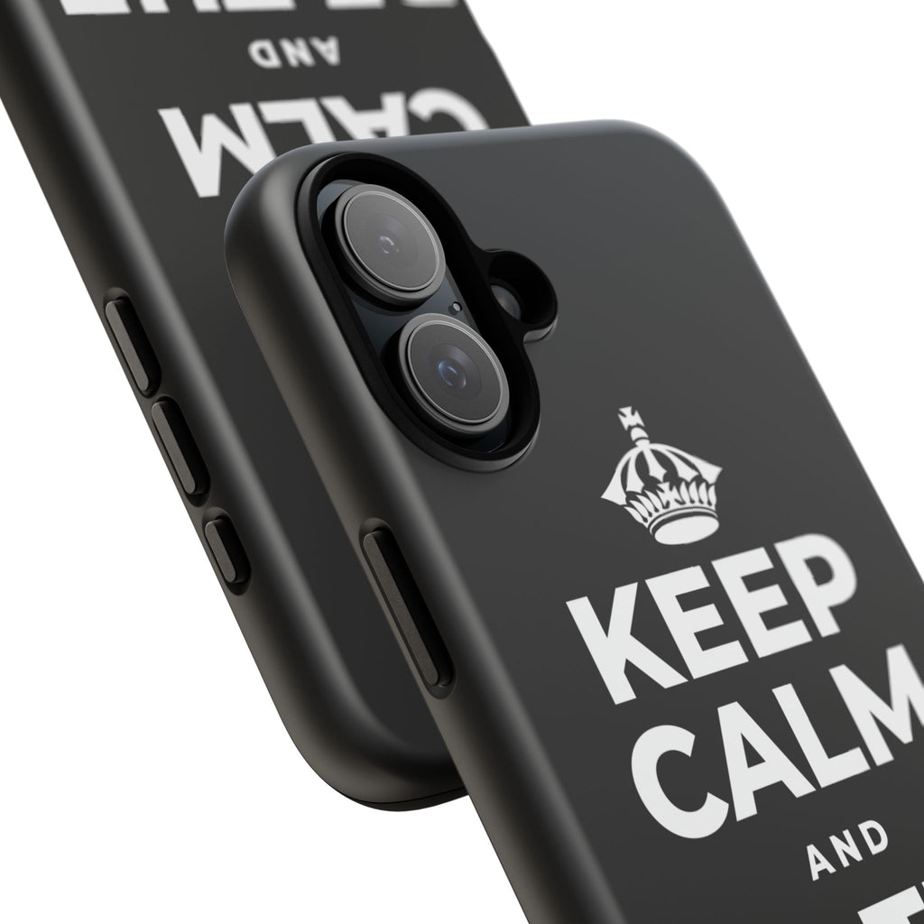 KEEP CALM AND BE THE GOAT Phone Case
