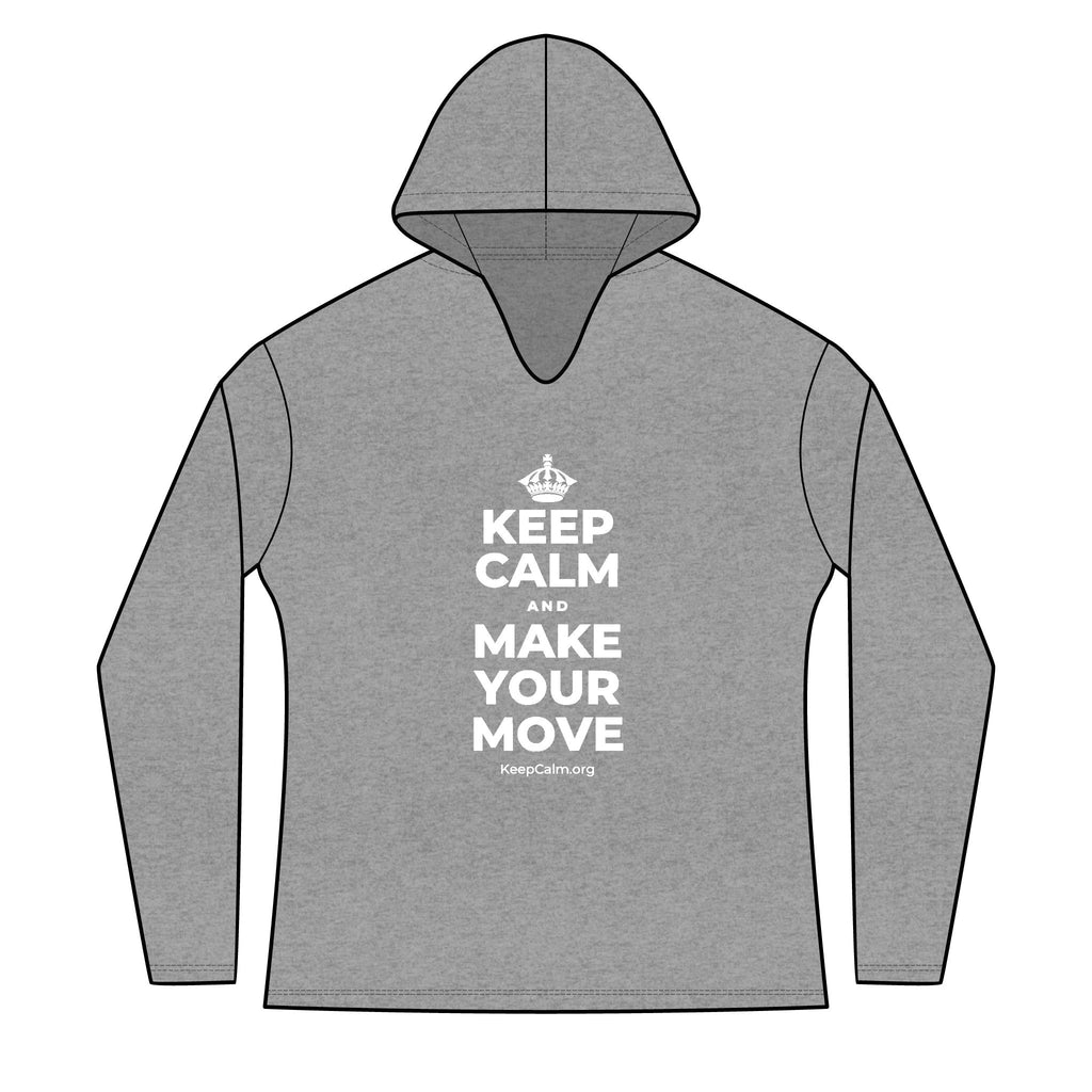 KEEP CALM AND MAKE YOUR MOVE Women's Long Sleeve Hoodie
