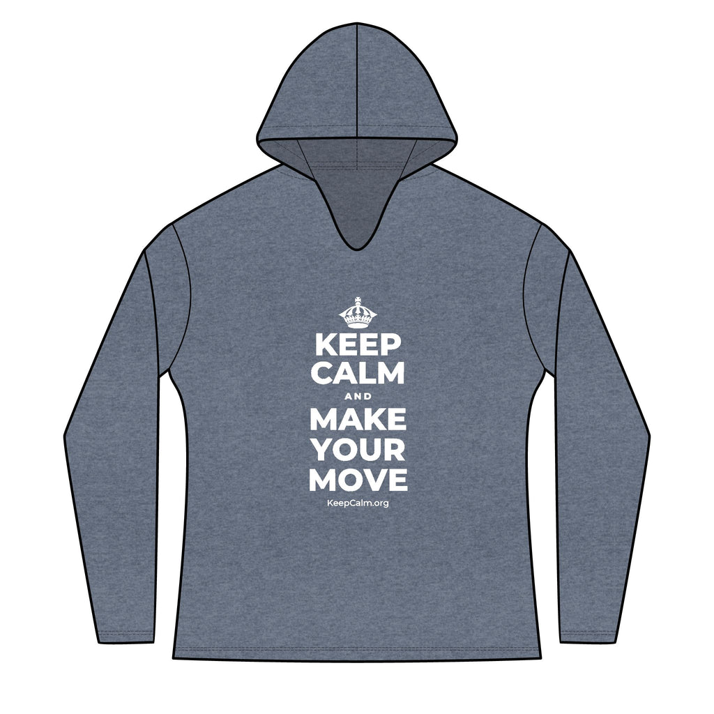 KEEP CALM AND MAKE YOUR MOVE Women's Long Sleeve Hoodie
