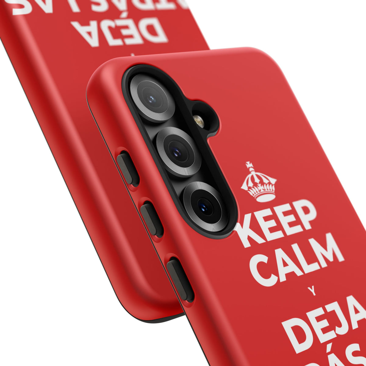 KEEP CALM Y DEJA ATRÁS LAS VIEJAS CARGAS Phone Case