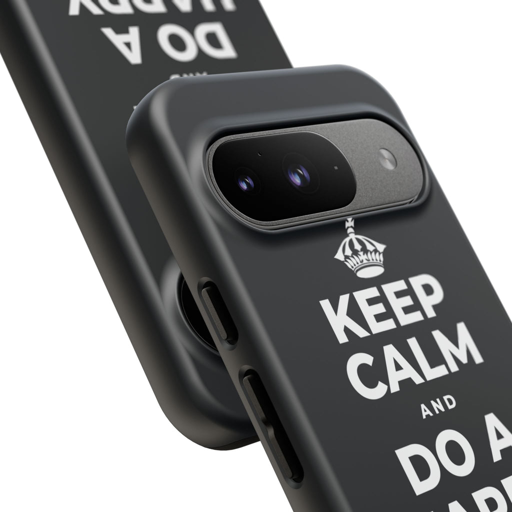 KEEP CALM AND DO A HAPPY LITTLE DANCE Phone Case (Dark)