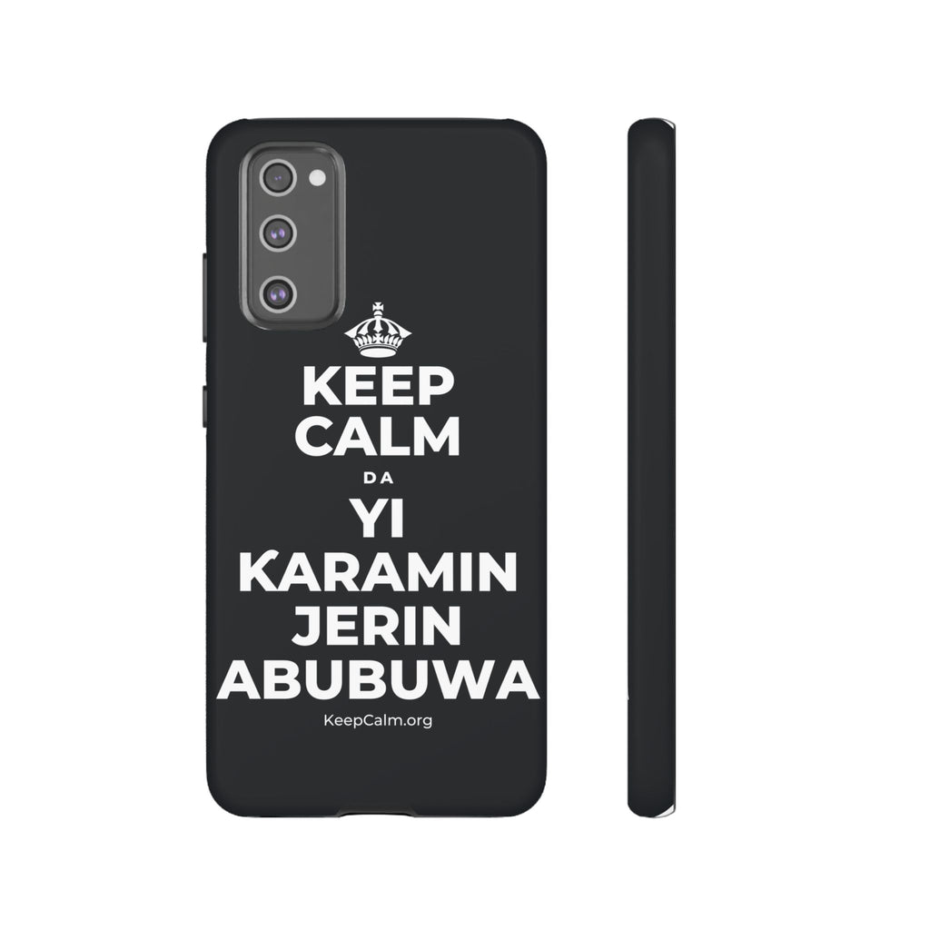 KEEP CALM DA YI ƘARAMIN JERIN ABUBUWA Phone Case (Dark)