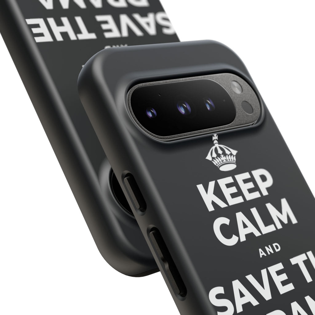 KEEP CALM AND SAVE THE DRAMA FOR YOUR 🦙 Phone Case (Dark)