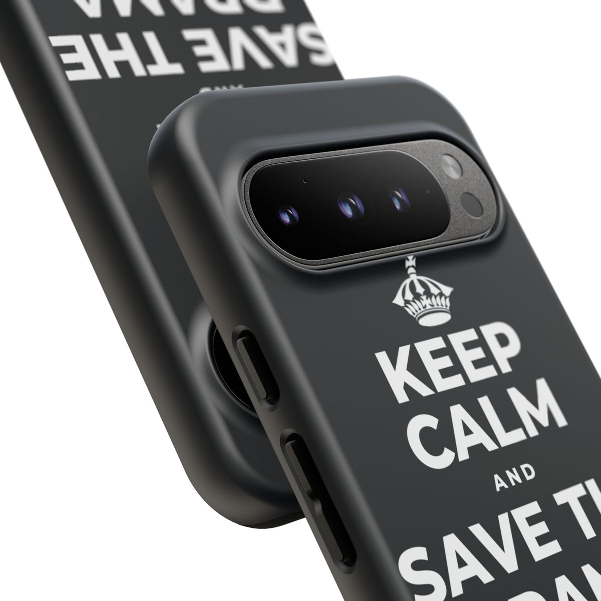 KEEP CALM AND SAVE THE DRAMA FOR YOUR 🦙 Phone Case (Dark)