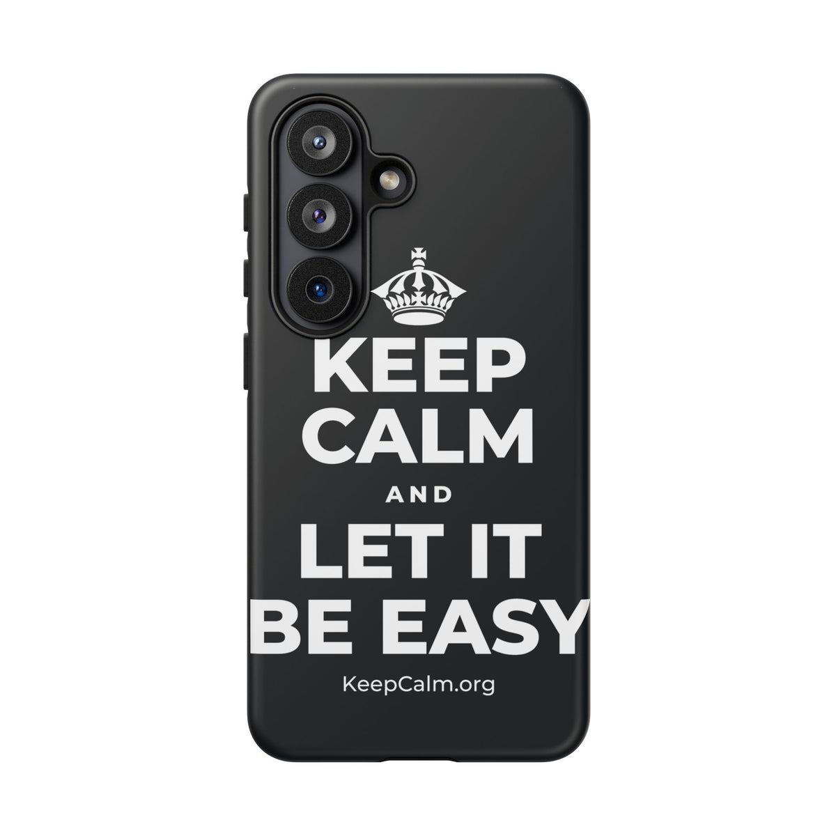 KEEP CALM AND LET IT BE EASY Phone Case (Dark)