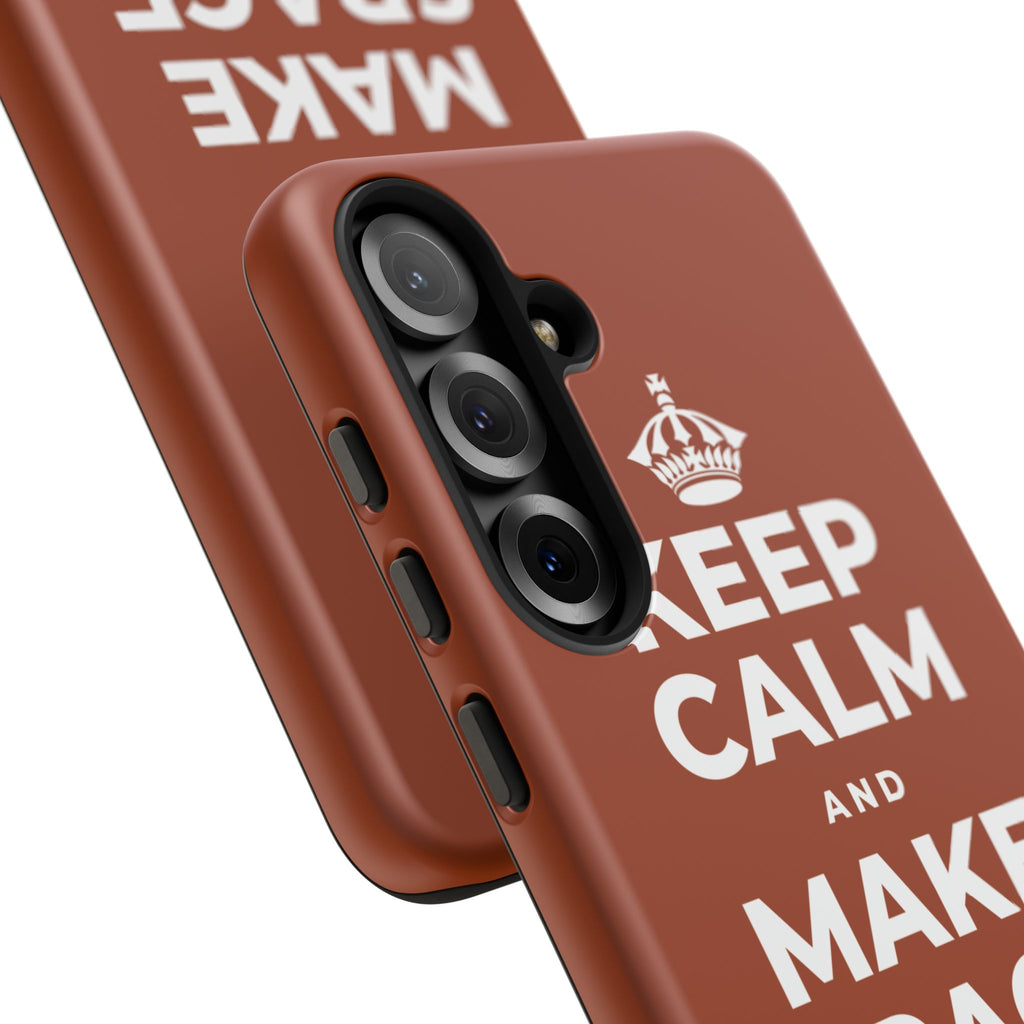 KEEP CALM AND MAKE SPACE TO BREATHE Phone Case