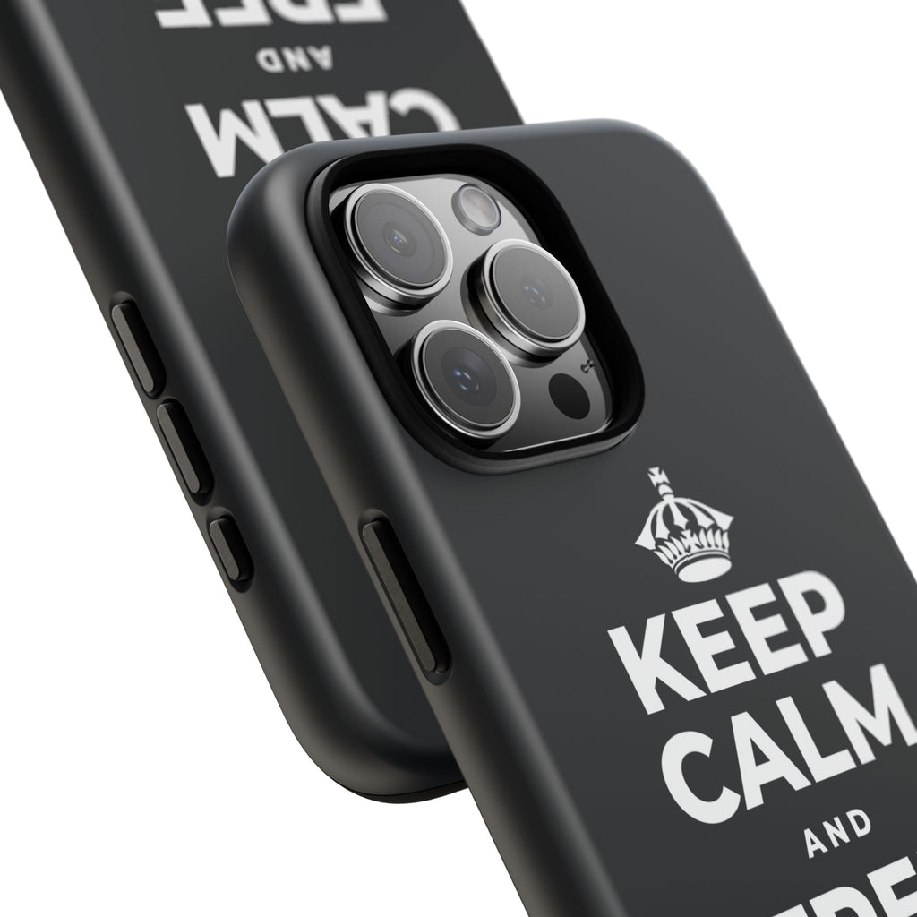 KEEP CALM AND FREE YOURSELF Phone Case (Dark)