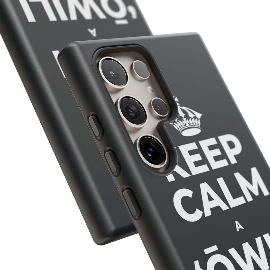 KEEP CALM A ʻŌWILI I KAHI KUʻEKE Phone Case (Dark)
