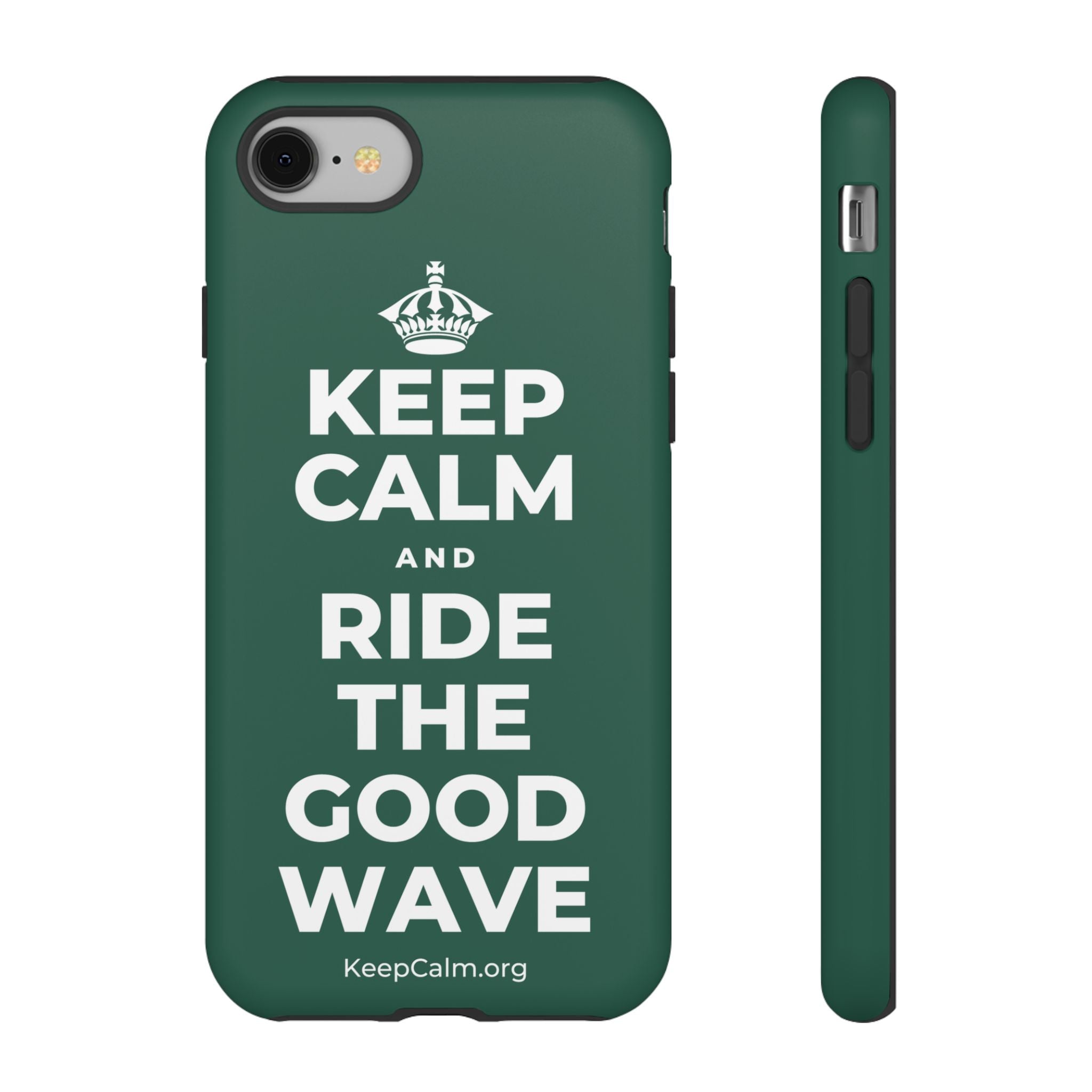 KEEP CALM AND RIDE THE GOOD WAVE Phone Case