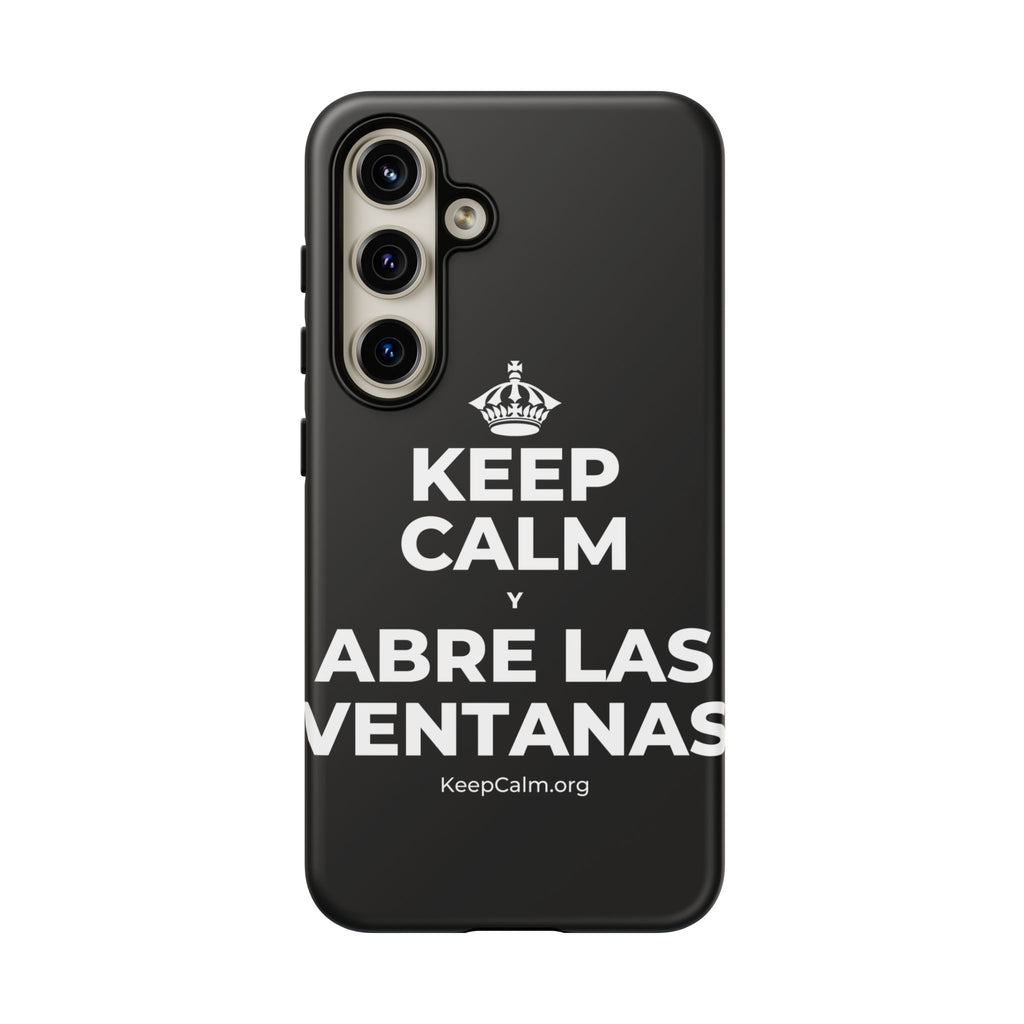 KEEP CALM Y ABRE LAS VENTANAS Phone Case
