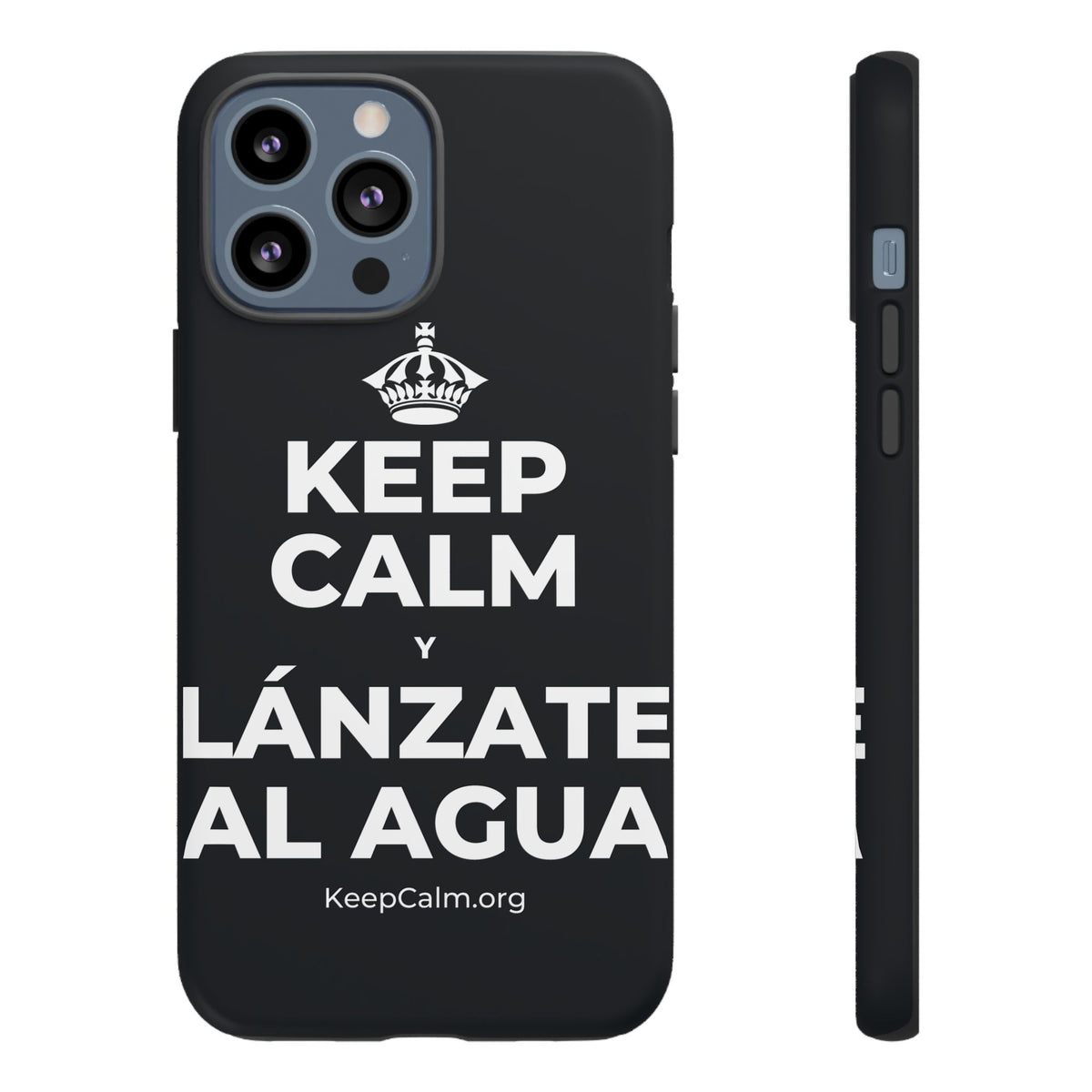 KEEP CALM Y LÁNZATE AL AGUA Phone Case (Dark)
