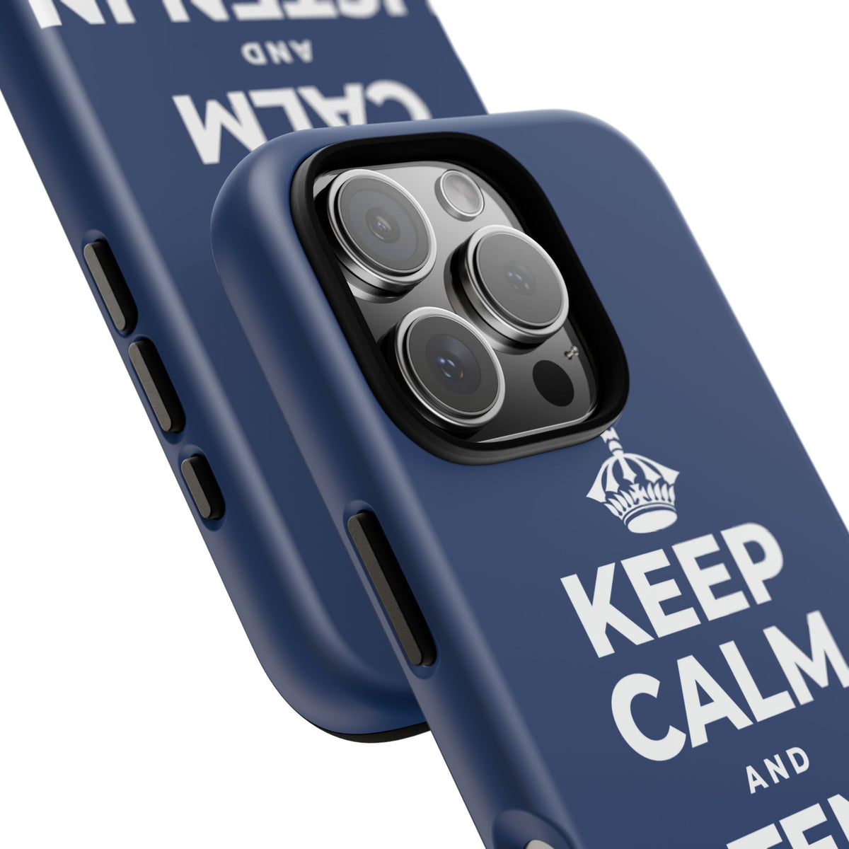 KEEP CALM AND LISTEN IN THE DARK Phone Case