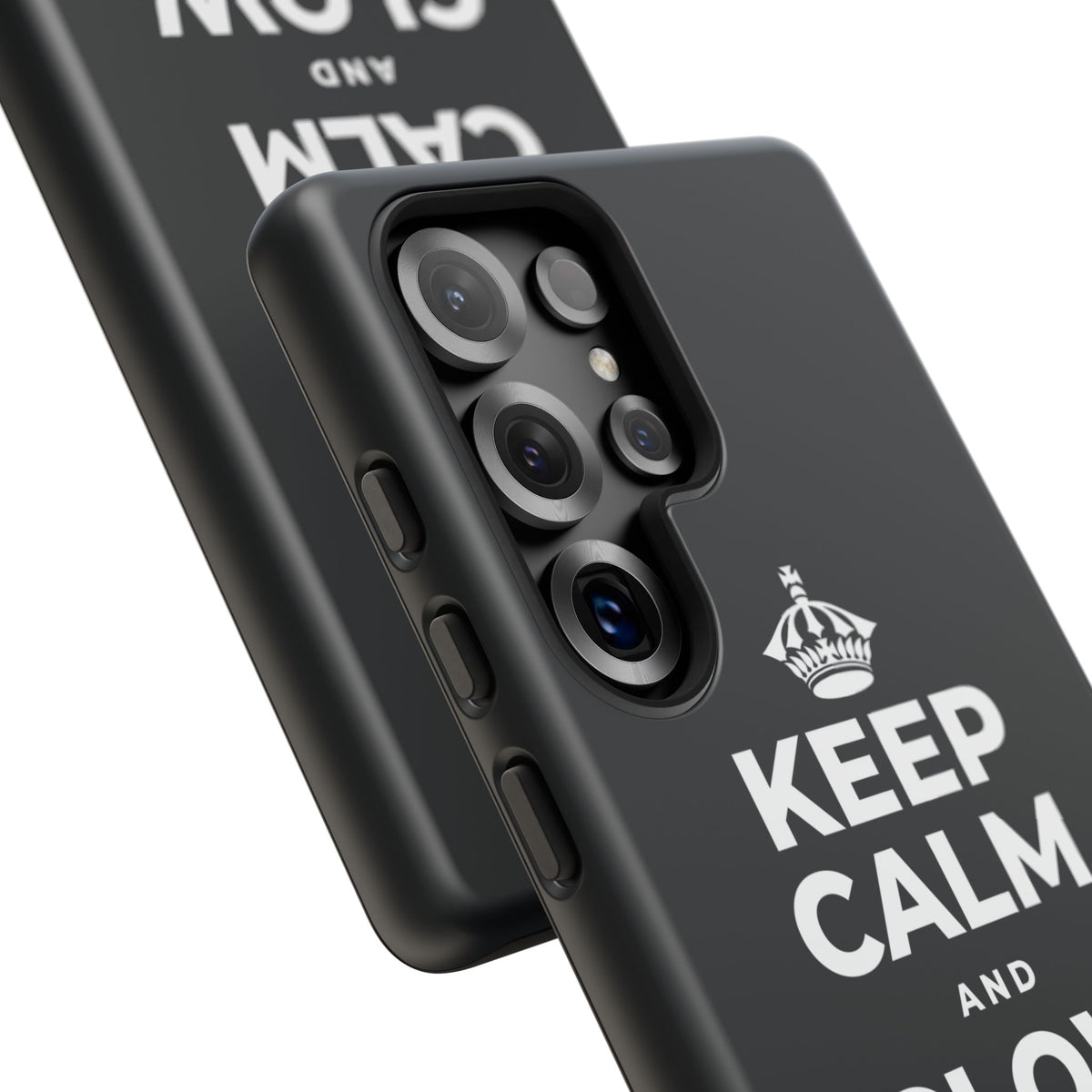 KEEP CALM AND GLOW TOGETHER Phone Case (Dark)