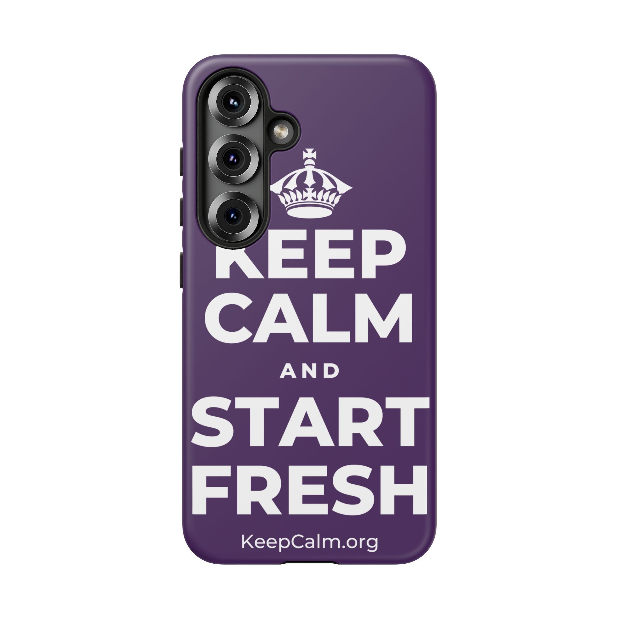 KEEP CALM AND START FRESH Phone Case