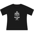 KEEP CALM AND GLOW UP Women's Raglan Tee