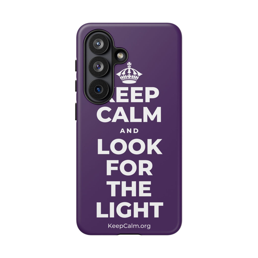 KEEP CALM AND LOOK FOR THE LIGHT Phone Case