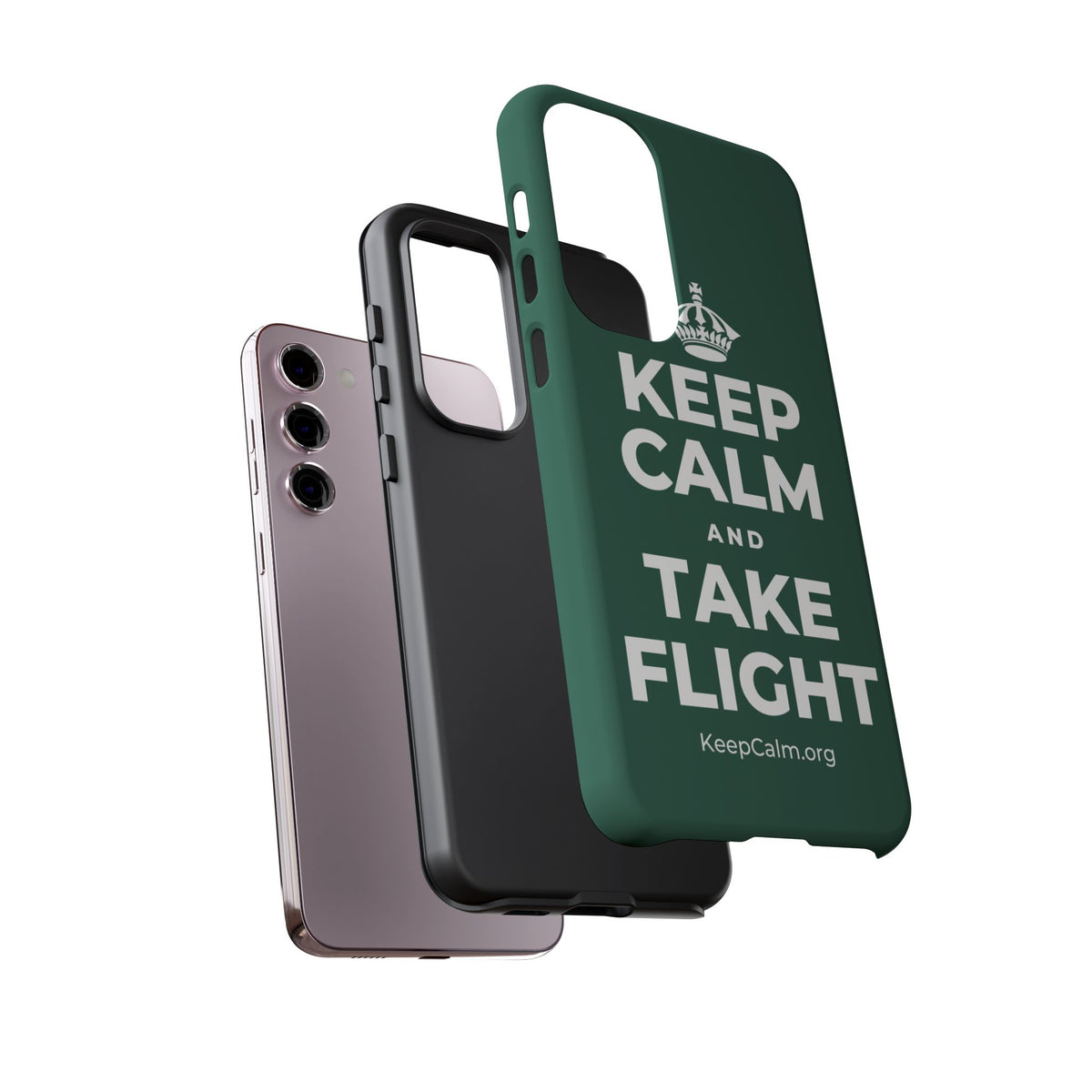 KEEP CALM AND TAKE FLIGHT Phone Case