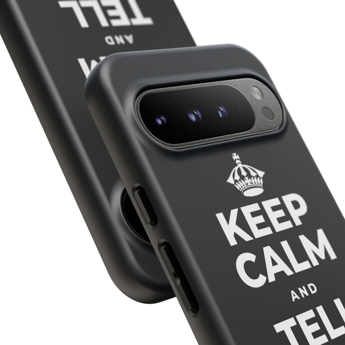 KEEP CALM AND TELL THEM YOU CARE Phone Case (Dark)