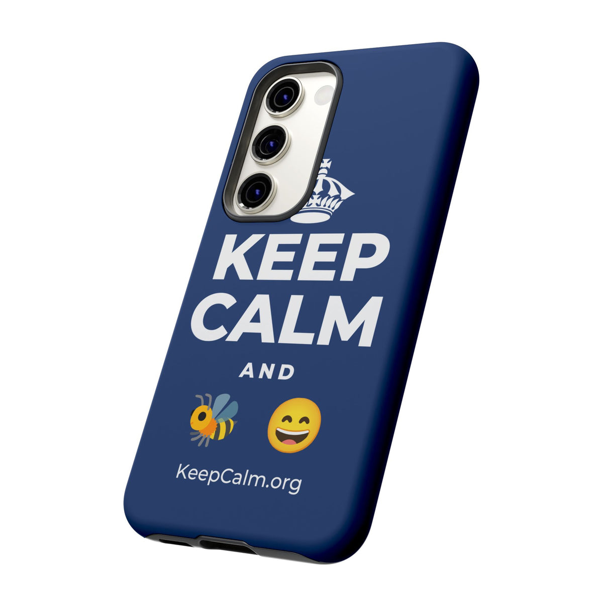 KEEP CALM AND 🐝 😄 Phone Case