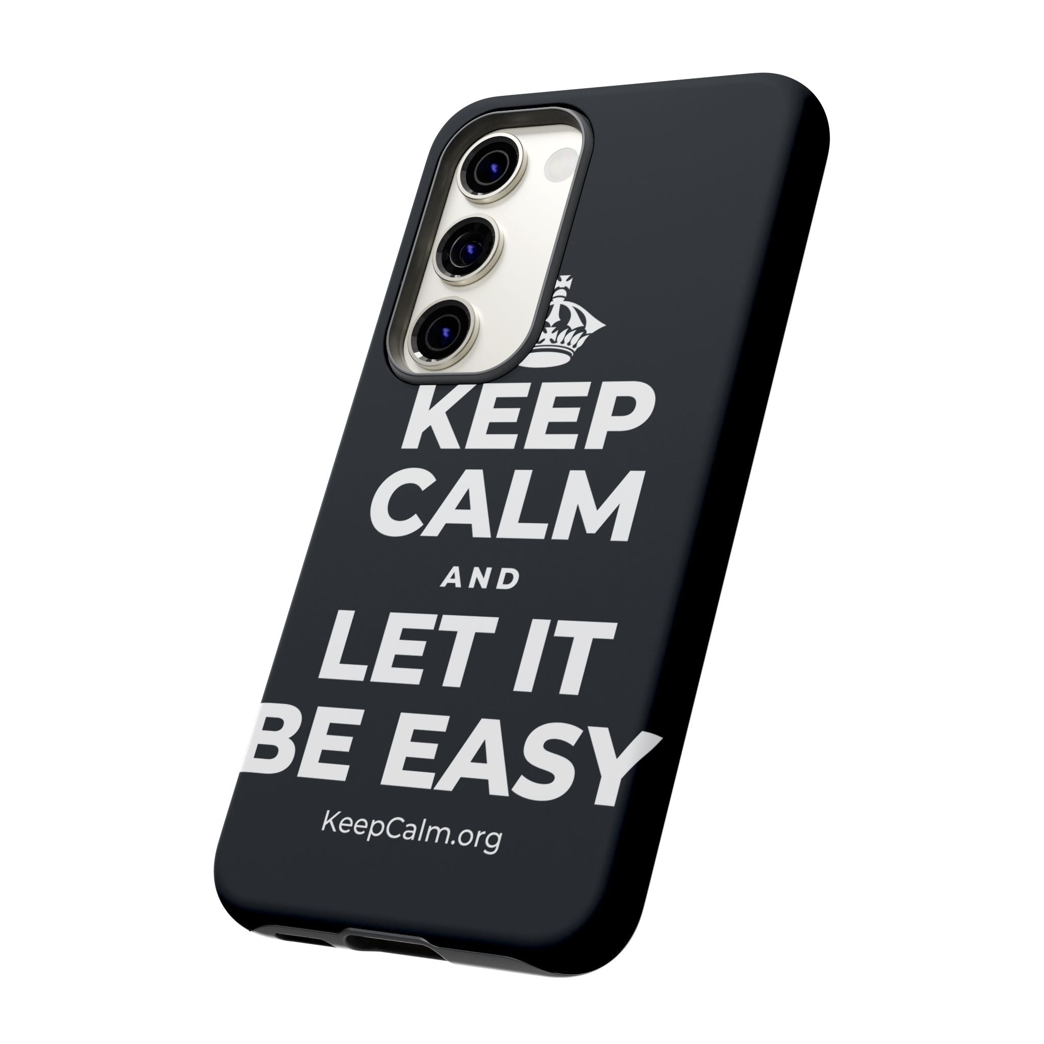 KEEP CALM AND LET IT BE EASY Phone Case (Dark)