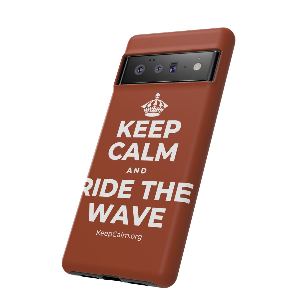 KEEP CALM AND RIDE THE WAVE Phone Case