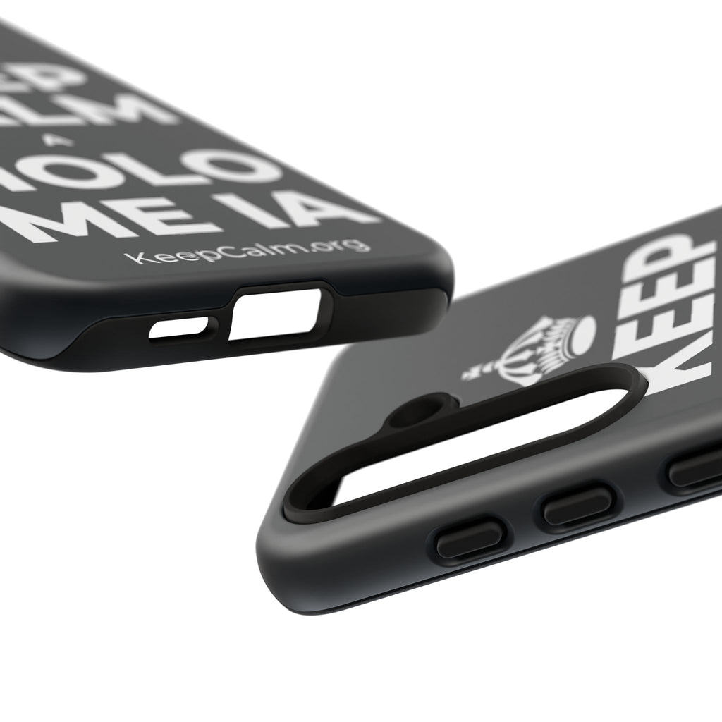 KEEP CALM A HOLO ME IA Phone Case (Dark)