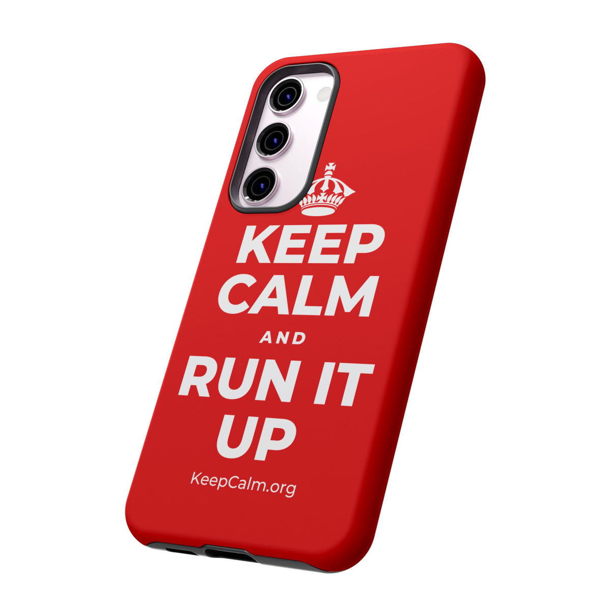 KEEP CALM AND RUN IT UP Phone Case