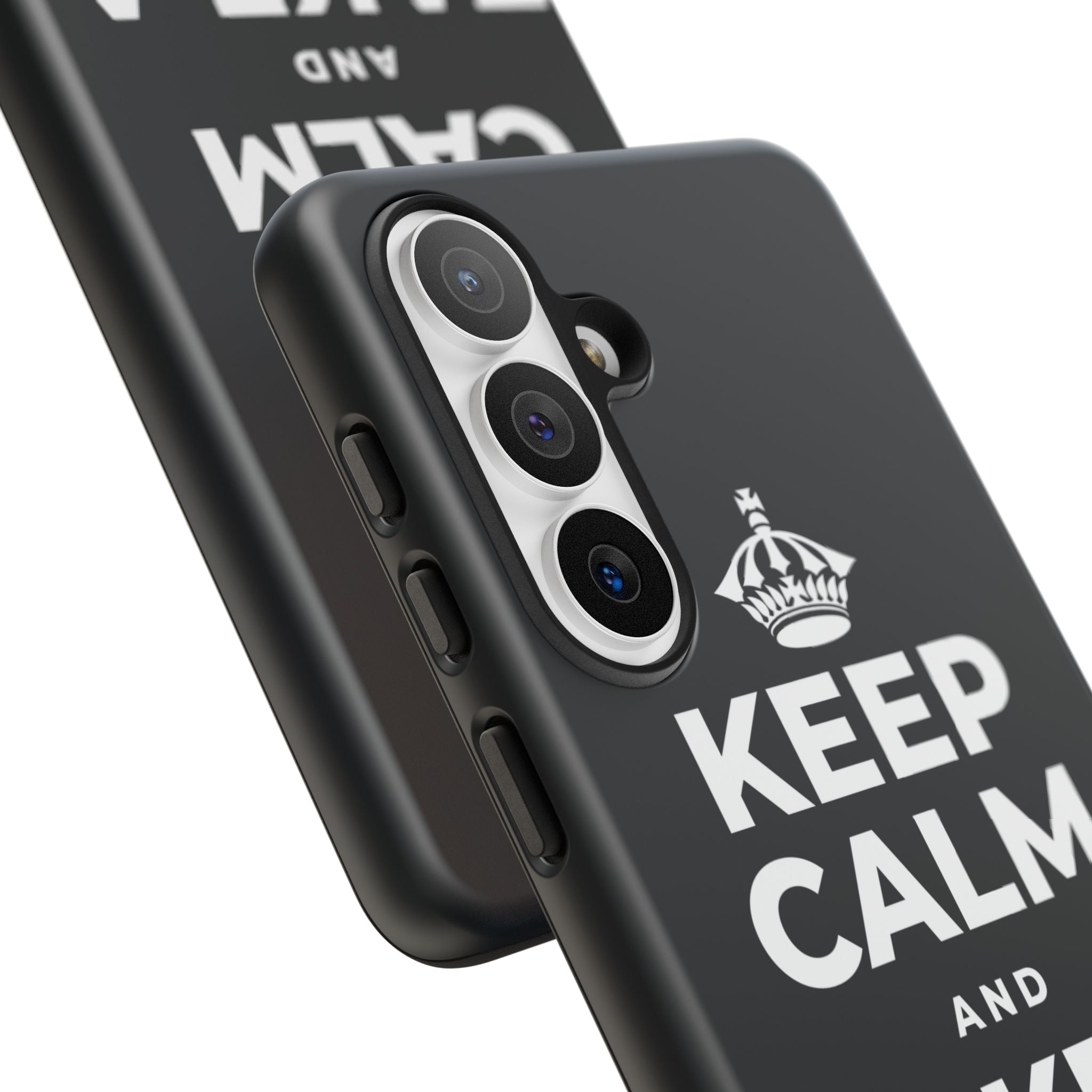 KEEP CALM AND TAKE A BREATH Phone Case (Dark)