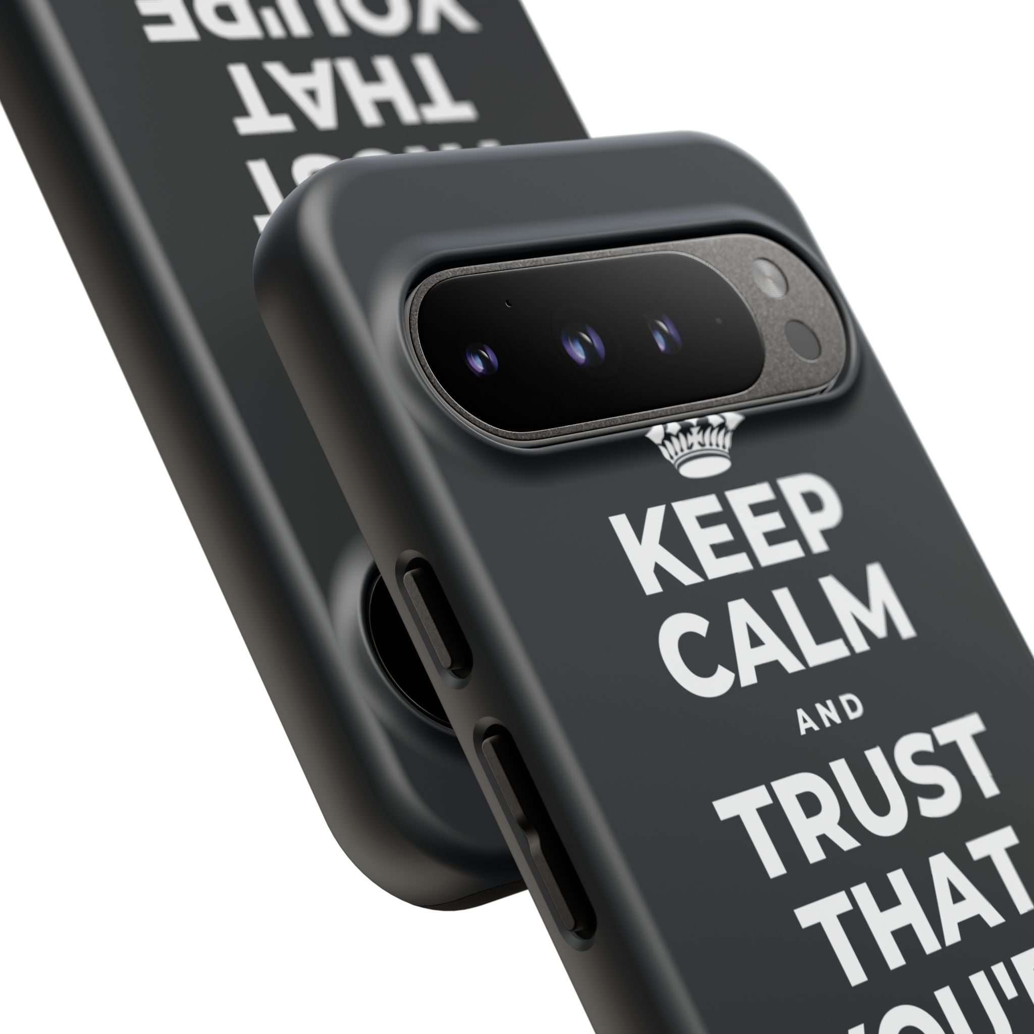 KEEP CALM AND TRUST THAT YOU'RE DOING YOUR BEST Phone Case (Dark)