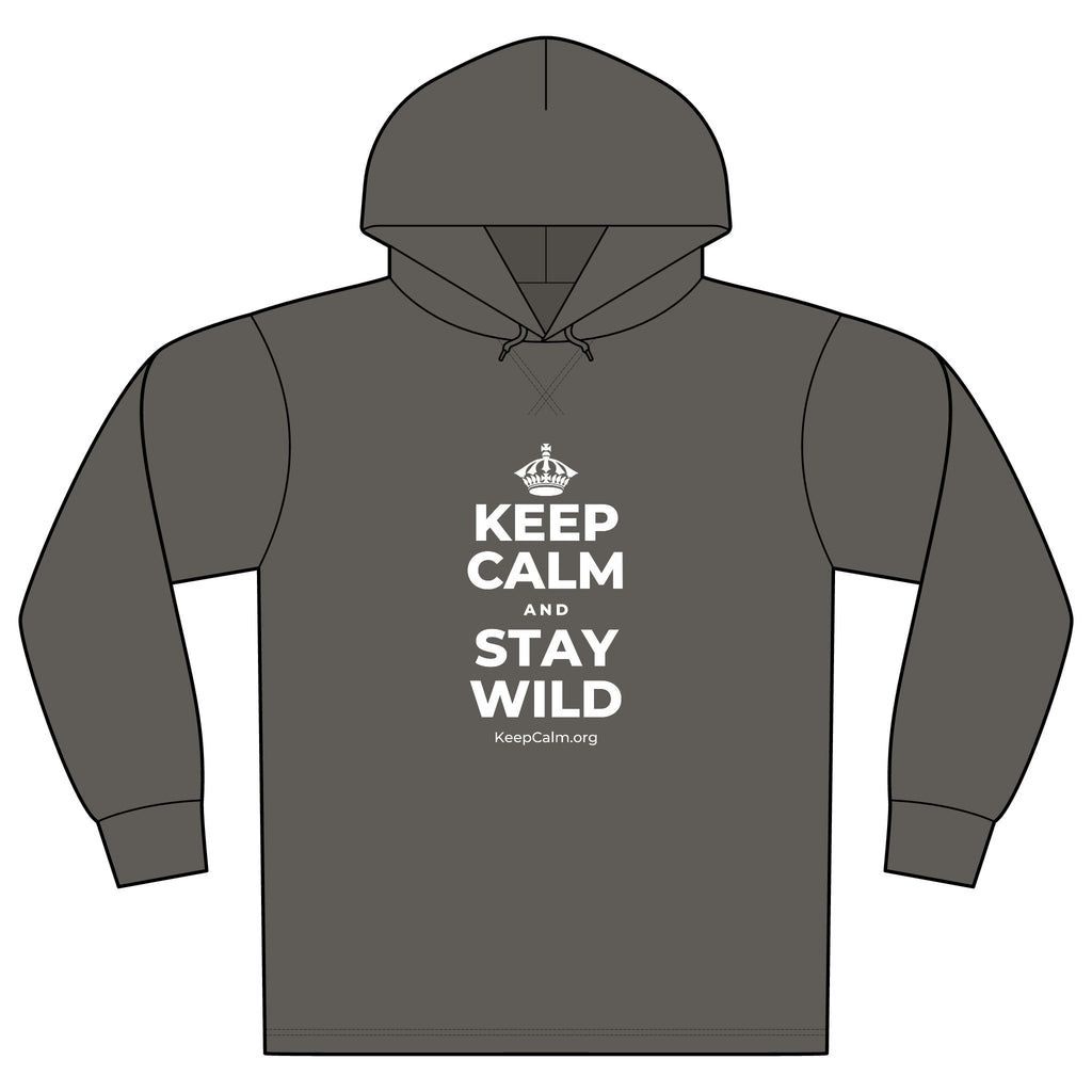 KEEP CALM AND STAY WILD Organic Hoodie Tee