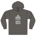 KEEP CALM AND STAY WILD Organic Hoodie Tee