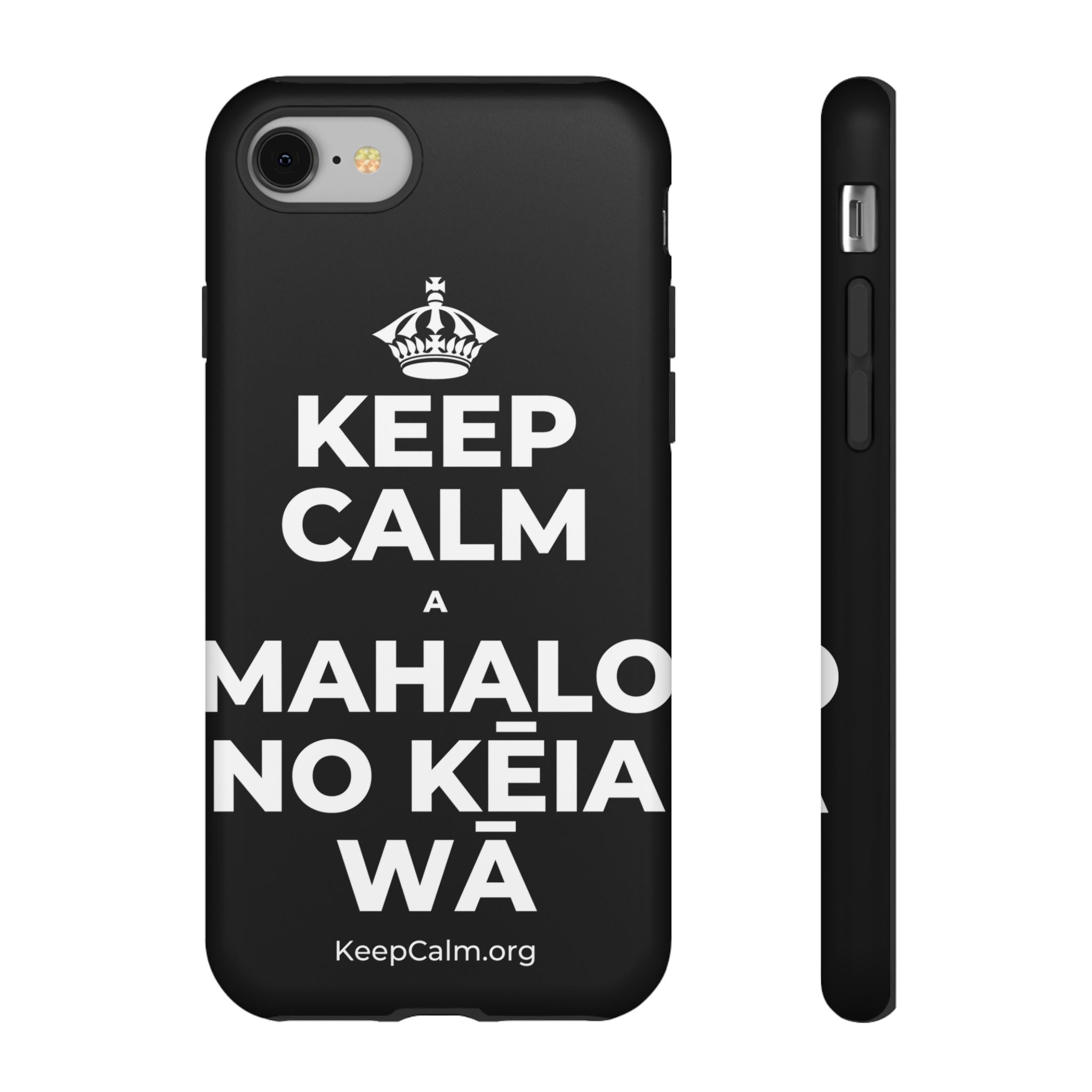 KEEP CALM A MAHALO NO KĒIA WĀ Phone Case