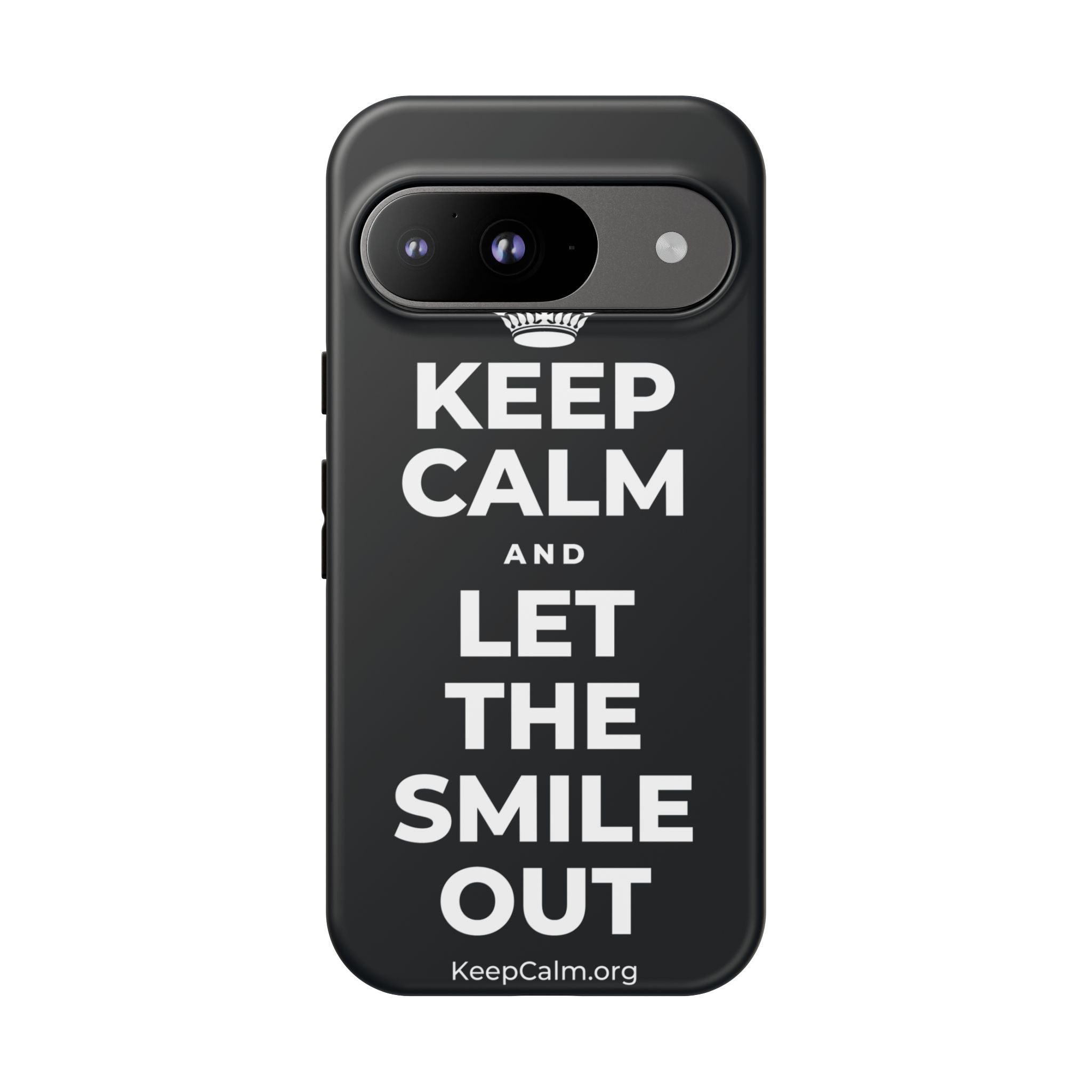 KEEP CALM AND LET THE SMILE OUT Phone Case (Dark)