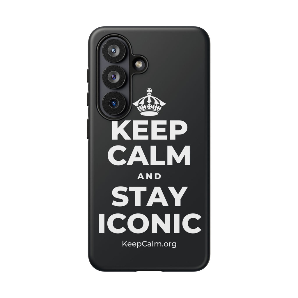 KEEP CALM AND STAY ICONIC Phone Case (Dark)