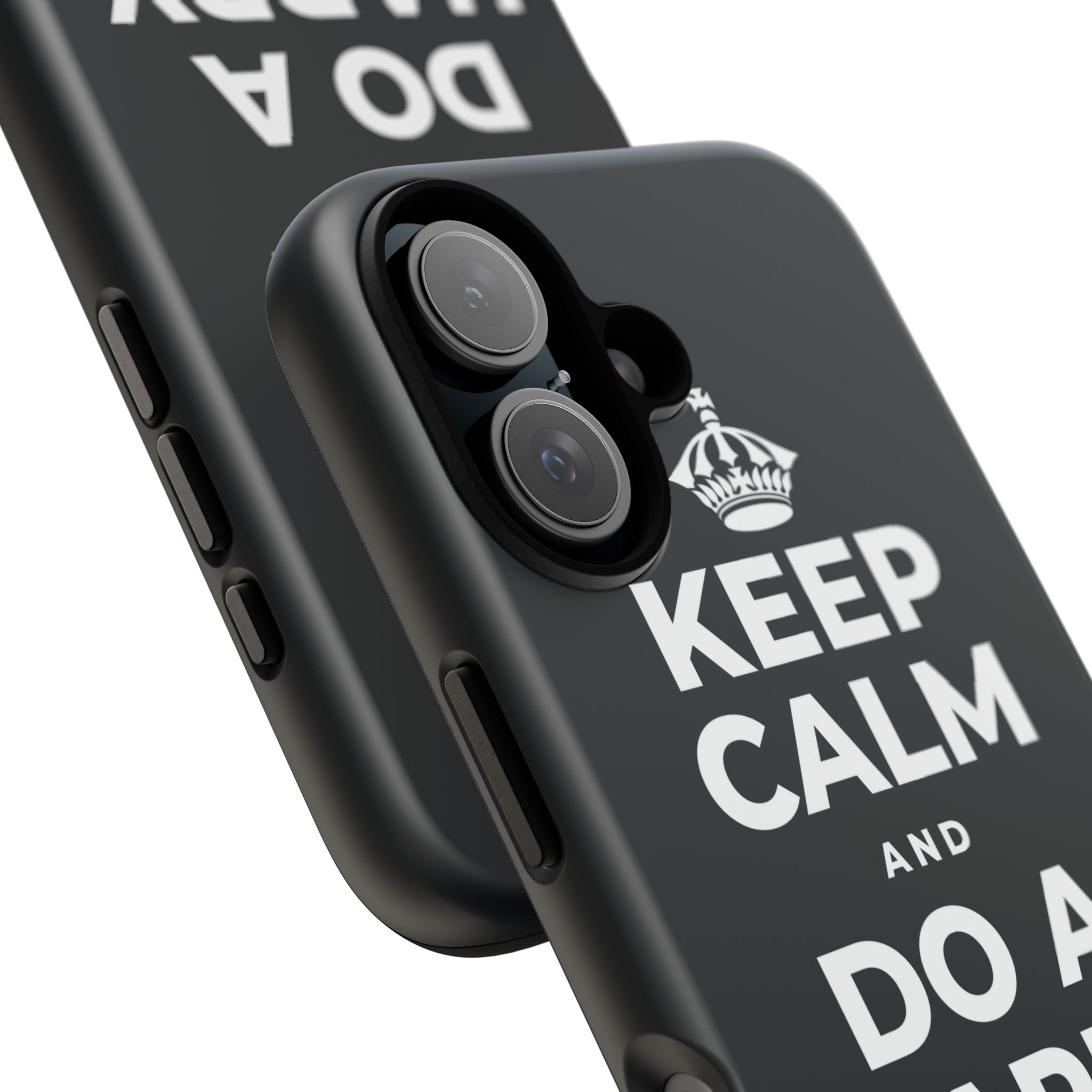 KEEP CALM AND DO A HAPPY LITTLE DANCE Phone Case (Dark)