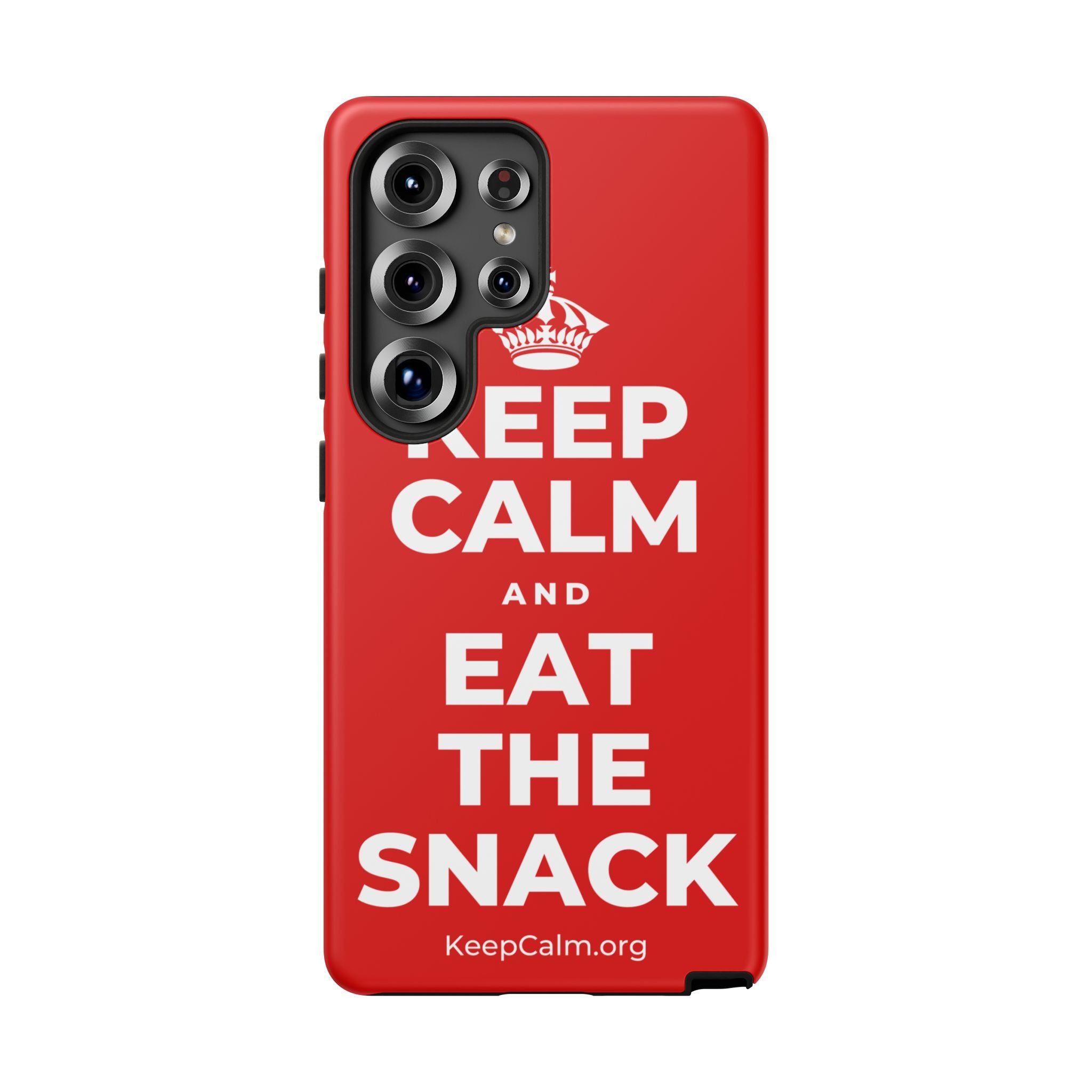KEEP CALM AND EAT THE SNACK Phone Case