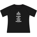 KEEP CALM Y SUEÑA UN POCO MÁS GRANDE Women's Raglan Tee