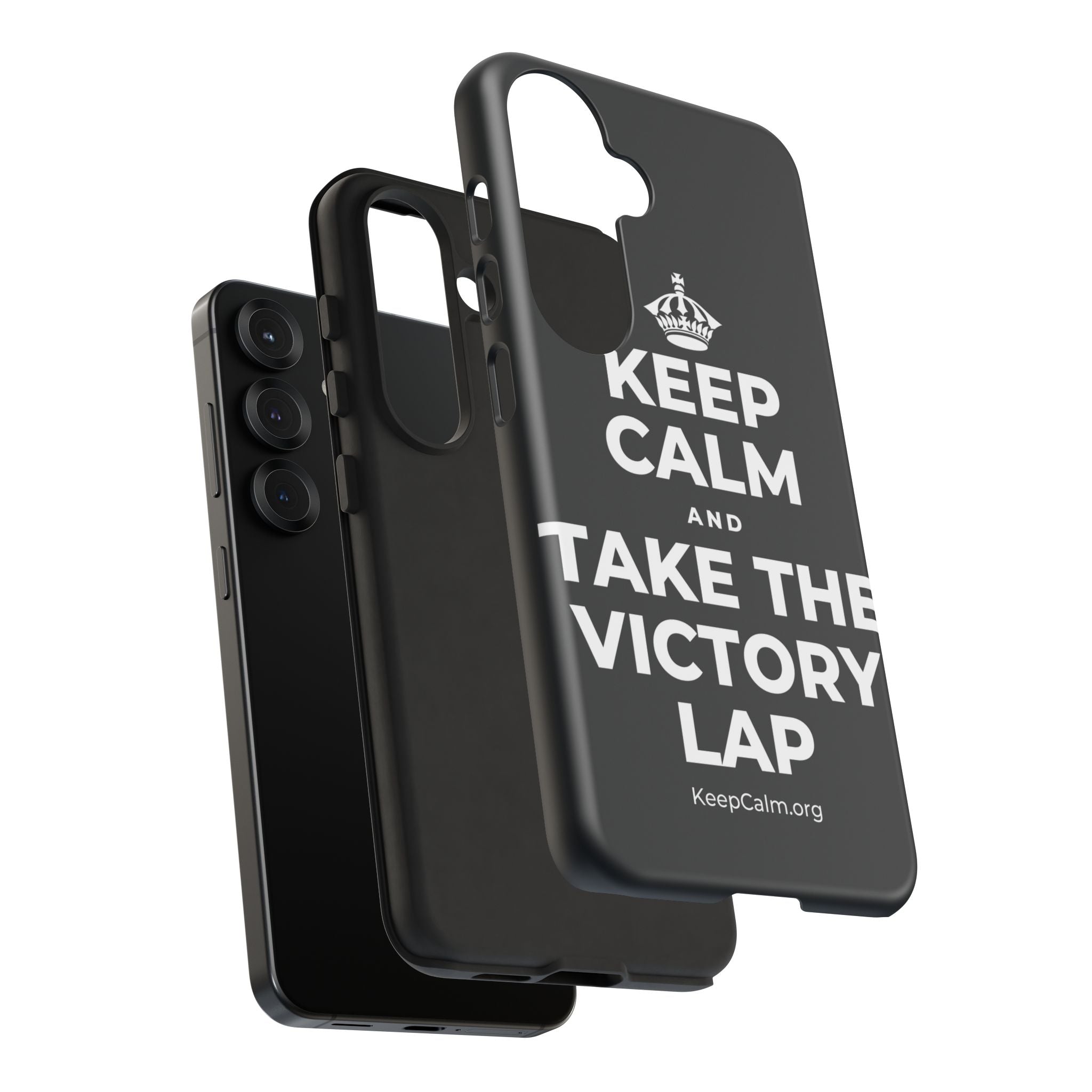 KEEP CALM AND TAKE THE VICTORY LAP Phone Case (Dark)