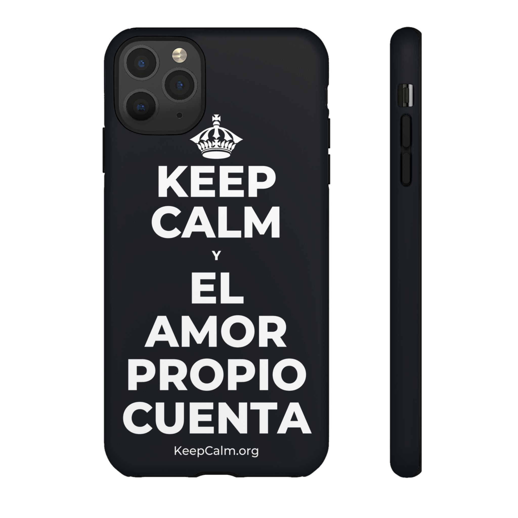 KEEP CALM Y EL AMOR PROPIO CUENTA Phone Case (Dark)