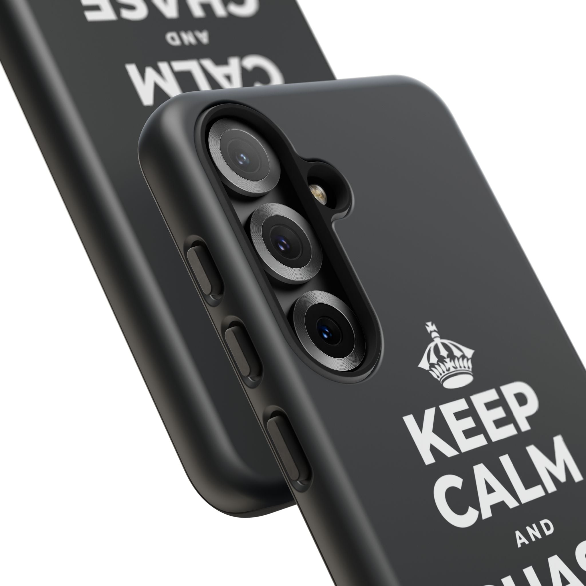 KEEP CALM AND CHASE GREATNESS Phone Case (Dark)