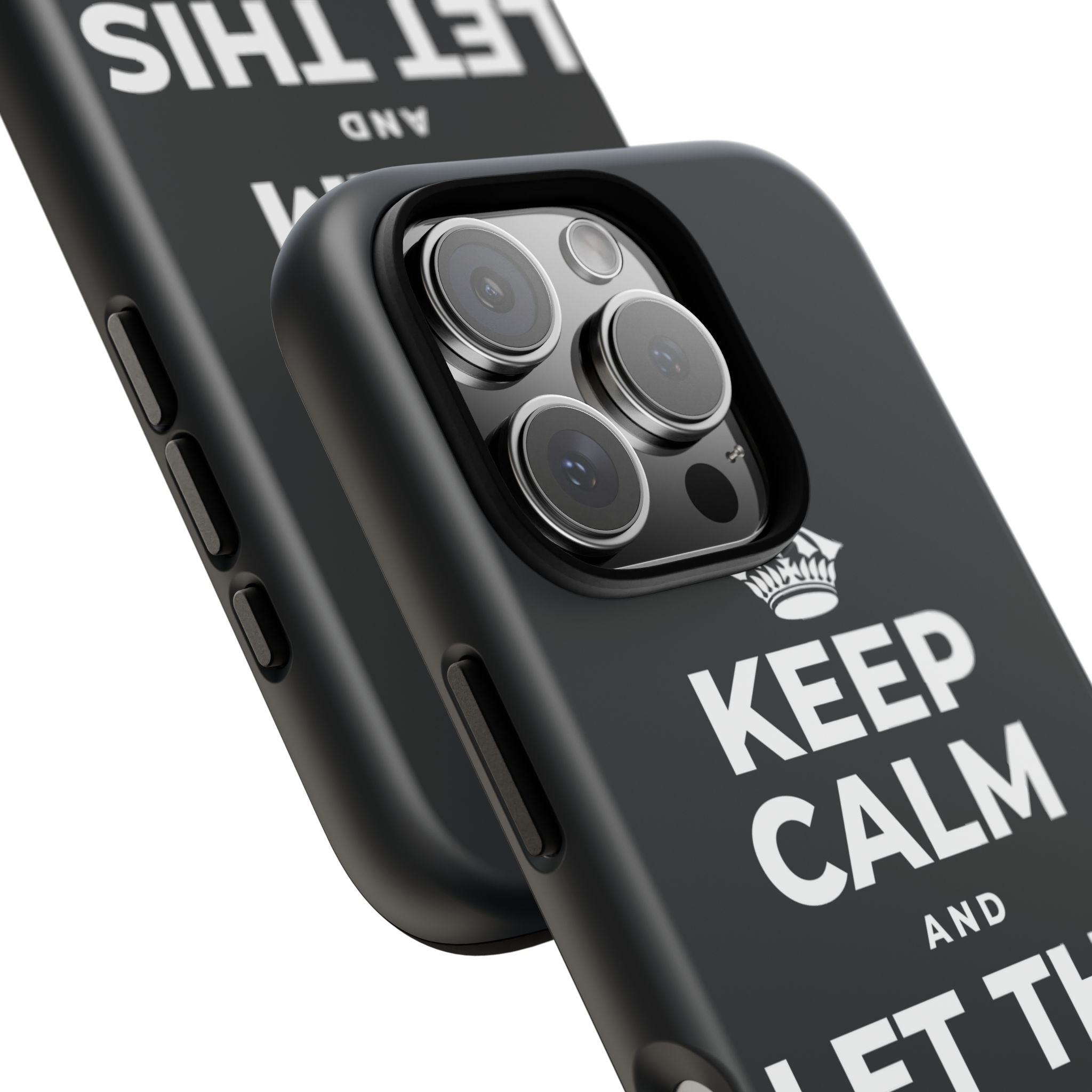 KEEP CALM AND LET THIS FEELING PASS Phone Case (Dark)