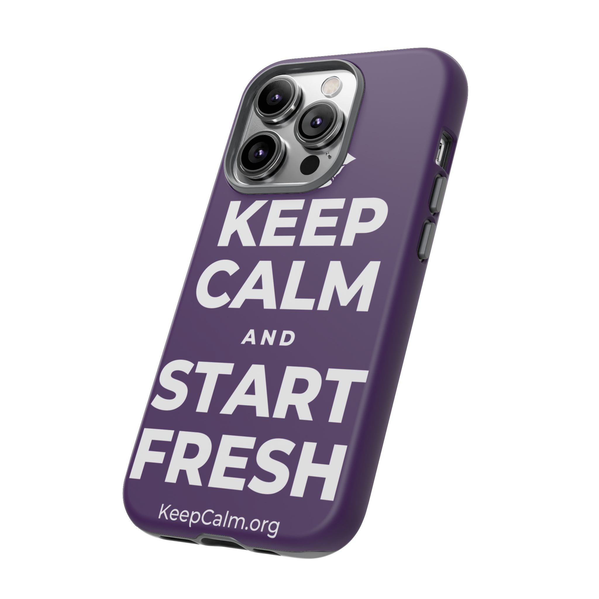 KEEP CALM AND START FRESH Phone Case