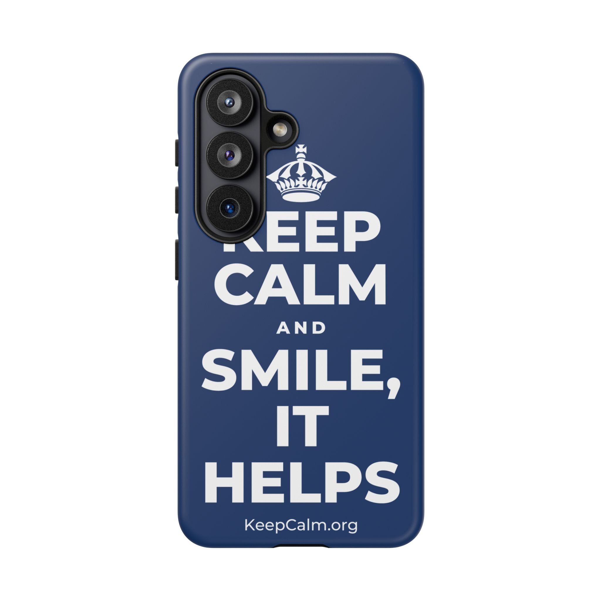 KEEP CALM AND SMILE, IT HELPS Phone Case