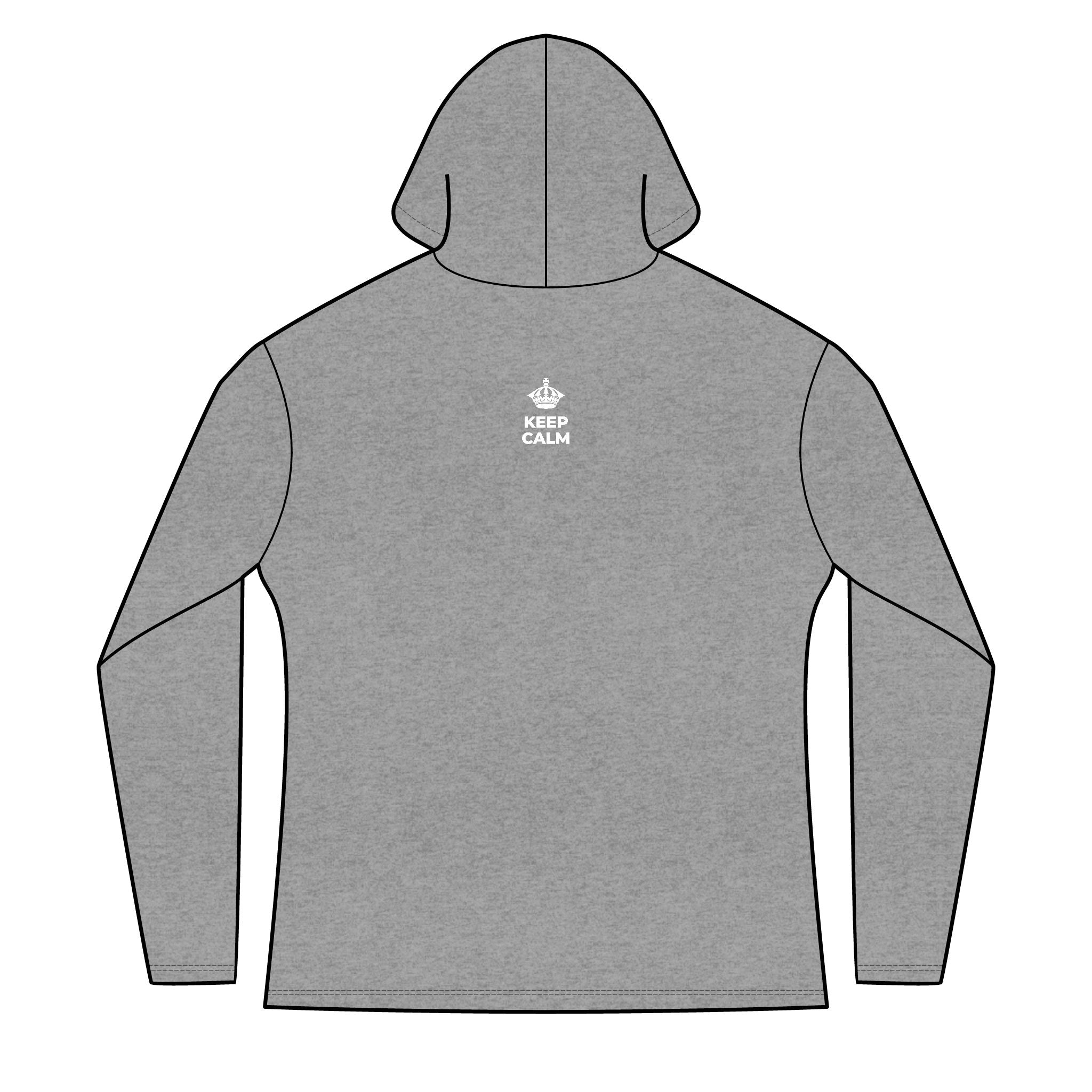 KEEP CALM AND DANCE IN THE RAIN Women's Long Sleeve Hoodie