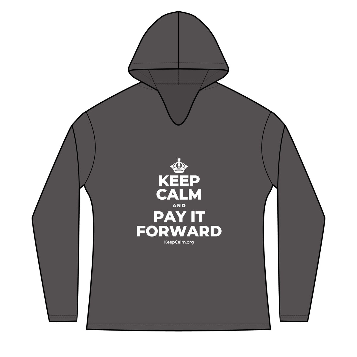 KEEP CALM AND PAY IT FORWARD Women's Long Sleeve Hoodie